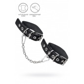 Черные оковы из одного ремешка с люверсами - Pecado - купить с доставкой в Миассе