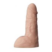 Телесный фаллоудлинитель с мошонкой Cock Next - 19 см. - LOVETOY (А-Полимер) - в Миассе купить с доставкой