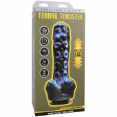 Черно-синяя мини-машина на присоске Tendril Thruster - 21,6 см. - Doc Johnson - купить с доставкой в Миассе