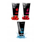 Набор из 3 лубрикантов JUJU (увлажняющий, клубника, малина) - JuJu - купить с доставкой в Миассе