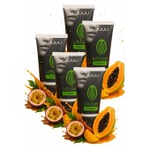 Набор из 5 съедобных лубрикантов JUJU со вкусом тропических фруктов - JuJu - купить с доставкой в Миассе