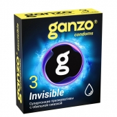 Супертонкие презервативы Ganzo Invisible - 3 шт. - Ganzo - купить с доставкой в Миассе