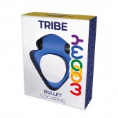 Синее эрекционное кольцо Wooomy Tribeс с вибрацией - Adrien Lastic - в Миассе купить с доставкой