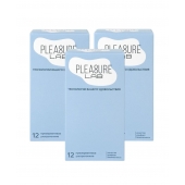 Набор из 3 упаковок ультратонких презервативов Pleasure Lab (по 12 шт.) - Pleasure Lab - купить с доставкой в Миассе