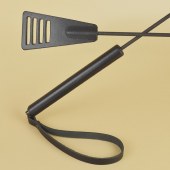 Черный кожаный стек «Сириус» - 60 см. - Sitabella - купить с доставкой в Миассе