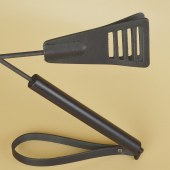 Черный кожаный стек «Сириус» - 60 см. - Sitabella - купить с доставкой в Миассе