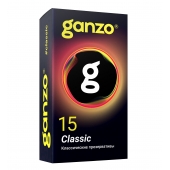 Классические презервативы с обильной смазкой Ganzo Classic - 15 шт. - Ganzo - купить с доставкой в Миассе