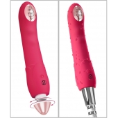 Малиновая насадка на душ с вибрацией Showers to orgasm - 20,1 см. - Orion - купить с доставкой в Миассе