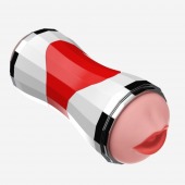 Двусторонний мастурбатор в колбе Power Grip Cup - вагина и ротик - Boys of Toys - в Миассе купить с доставкой