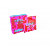 Презервативы с разогревающим эффектом Expert Hot Love - 3 шт. - Expert - купить с доставкой в Миассе