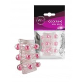 Прозрачная сквозная насадка на пенис с цветными шариками - Erowoman-Eroman - в Миассе купить с доставкой