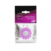 Лиловое эрекционное кольцо с 2 рядами стимулирующих шариков - Erowoman-Eroman - в Миассе купить с доставкой