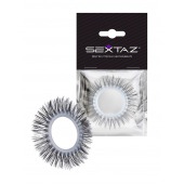 Круглое эрекционное кольцо с длинными «ресничками» - Sextaz - в Миассе купить с доставкой