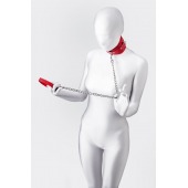 Красный ошейник с подкладкой из меха - ToyFa - купить с доставкой в Миассе