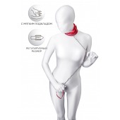 Красный ошейник с подкладкой из меха - ToyFa - купить с доставкой в Миассе