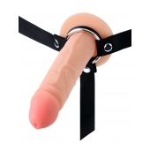 Мужской полый страпон на регулируемых ремнях - 18,5 см. - Sex Expert - купить с доставкой в Миассе