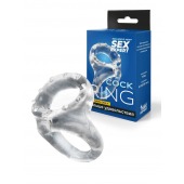 Прозрачное двойное эрекционное кольцо - Sex Expert - в Миассе купить с доставкой