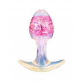 Розоватая анальная пробка - 8,2 см. - AnaLove