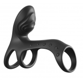 Черная насадка на пенис Ultimate Couples Cage Pro - Pipedream - в Миассе купить с доставкой