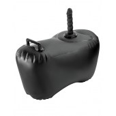 Черное надувное кресло с платформой для фиксации дилдо Body Dock Inflatable Love Seat - Pipedream - купить с доставкой в Миассе