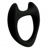 Черное эрекционное кольцо с рожками Wooomy Toro M - Adrien Lastic - в Миассе купить с доставкой