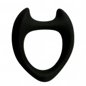 Черное эрекционное кольцо с рожками Wooomy Toro M - Adrien Lastic - в Миассе купить с доставкой