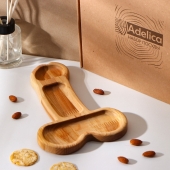 Деревянное блюдо для подачи в форме члена (25 х 16,5 х 1,7 см) - Сима-Ленд - купить с доставкой в Миассе