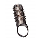 Дымчатая насадка на пенис с выпуклостями - 12 см. - Sex Expert - в Миассе купить с доставкой