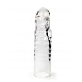 Прозрачная закрытая насадка на член - 15 см. - Sex Expert - в Миассе купить с доставкой