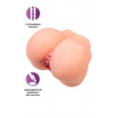 Реалистичный мастурбатор в форме попки с 2 любовными входами - No Name - в Миассе купить с доставкой