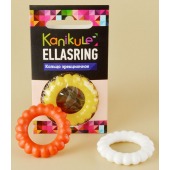 Цветное рельефное эрекционное кольцо Ellasring - Sitabella - в Миассе купить с доставкой