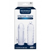 Набор из 2 прозрачных насадок на член Seductive Tickler Sleeves Set - NMC - в Миассе купить с доставкой