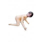 Телесная надувная секс-кукла в позиции догги-стайл - NMC - в Миассе купить с доставкой