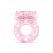 Розовое эрекционное виброкольцо с бабочкой - 1137 - в Миассе купить с доставкой