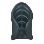 Серый сквозной мастурбатор с вибрацией Manwan Starter - Manwan - в Миассе купить с доставкой