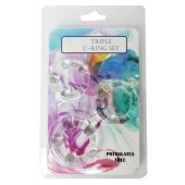 Набор из 3 эрекционных прозрачных колец - Boys of Toys - в Миассе купить с доставкой