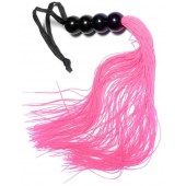 Розовая силиконовая плеть - 35,5 см. - Boys of Toys - купить с доставкой в Миассе