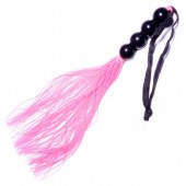 Розовая силиконовая плеть - 35,5 см. - Boys of Toys - купить с доставкой в Миассе