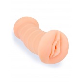 Телесный двусторонний мастурбатор с вибропулей и эрекционными кольцами в комплекте - Sexy Girl - в Миассе купить с доставкой