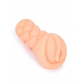 Телесный мастурбатор-вагина с вибропулей и эрекционными кольцами в комплекте - Sexy Girl - в Миассе купить с доставкой