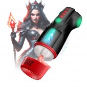 Интерактивный мастурбатор Raven с вакуумом, вибрацией и подсветкой - Shots Media BV - в Миассе купить с доставкой