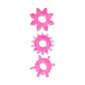 Комплект из трех розовых эрекционных колец - Erowoman-Eroman - в Миассе купить с доставкой