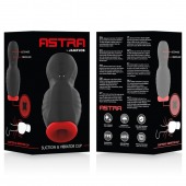 Черно-красный мастурбатор с вибрацией и всасыванием - JAMYJOB - в Миассе купить с доставкой