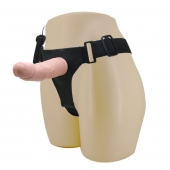 Реалистичный страпон-фаллоимитатор на трусиках Ultra Passionate Harness - 15 см. - Baile - купить с доставкой в Миассе