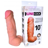 Фаллическая насадка Харнесс UNICOCK 10  - 25 см. - LOVETOY (А-Полимер) - купить с доставкой в Миассе