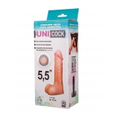 Фаллическая насадка Харнесс UNICOCK 5,5  - 17 см. - LOVETOY (А-Полимер) - купить с доставкой в Миассе