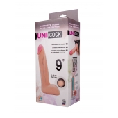 Фаллическая насадка Харнесс UNICOCK 9  - 24 см. - LOVETOY (А-Полимер) - купить с доставкой в Миассе