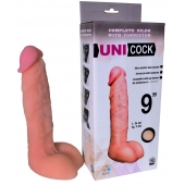 Фаллическая насадка Харнесс UNICOCK 9  - 24 см. - LOVETOY (А-Полимер) - купить с доставкой в Миассе