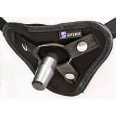 Вибрострапон с двумя насадками UniStrap - 18 и 18 см. - LOVETOY (А-Полимер) - купить с доставкой в Миассе