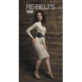 Пояс с клёпками Yona Black - Rebelts - купить с доставкой в Миассе